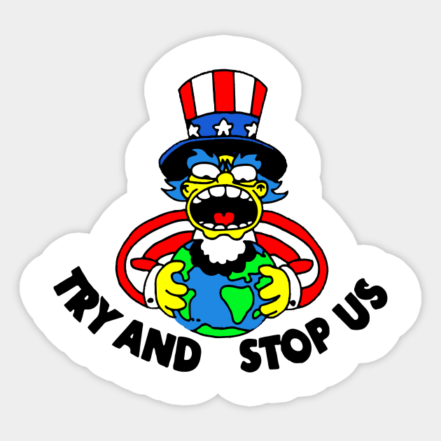 Simpsons uncle sam t shirt sale